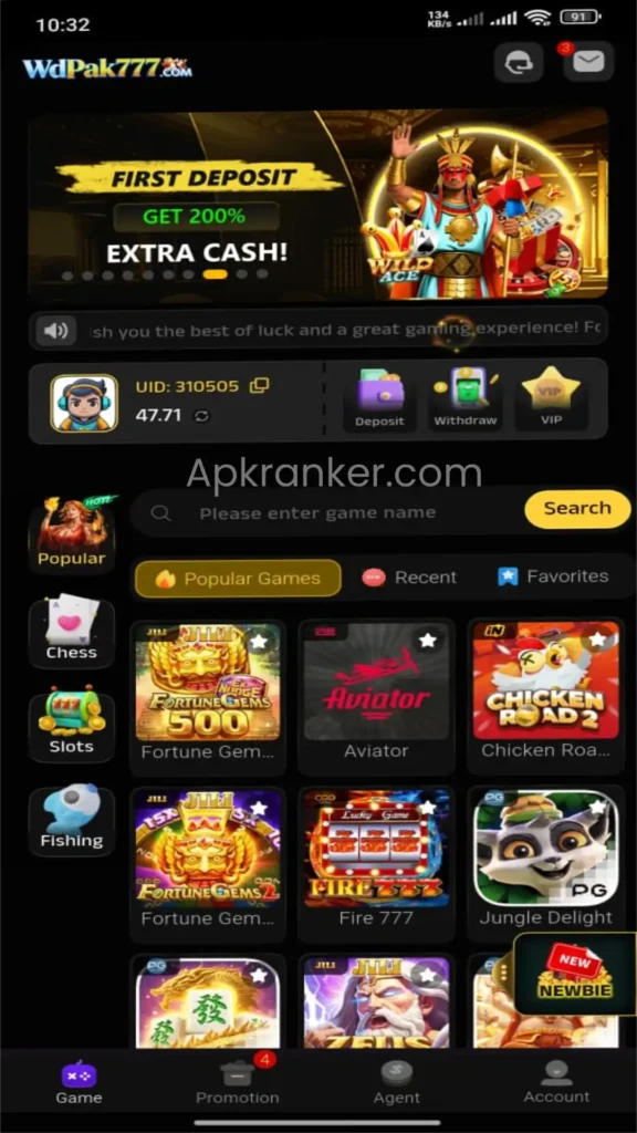 WDPAK777 Game APK