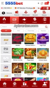 5555Bet Game APK Download (Latest Earning) For Free 1